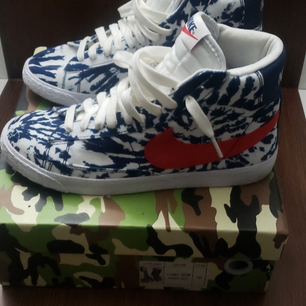 Nike Blazer Mid 77 Vintage Blue Tie-Dye 2020